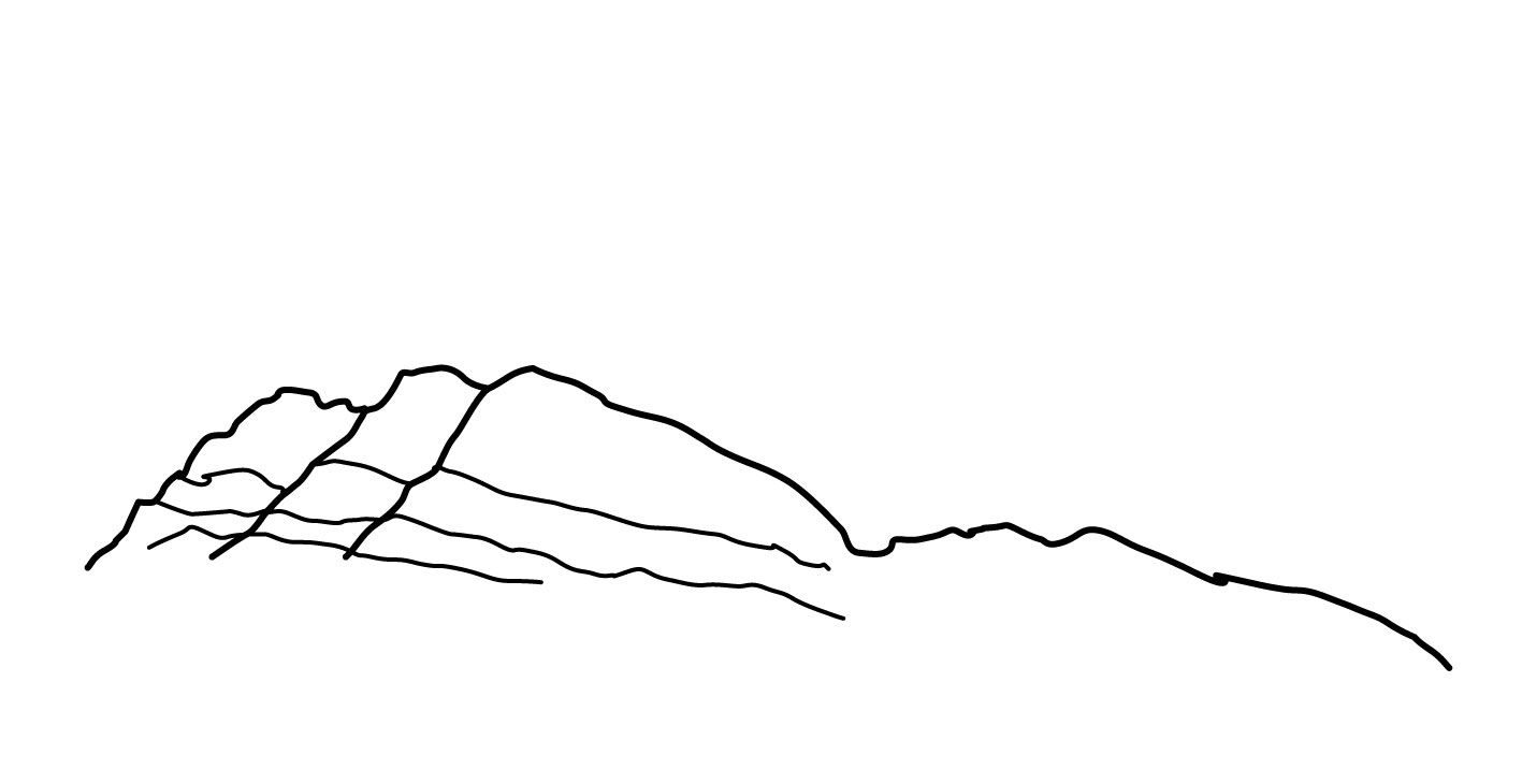 ilustración del Peñagolosa, monte de la provincia de Castellón de Chloe Bordils