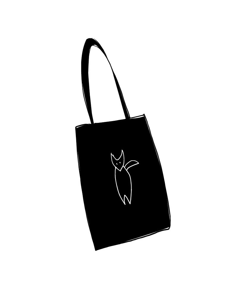 tote bag negro - elegancia natural, mi moda simple y consciente - Chloe Bordils