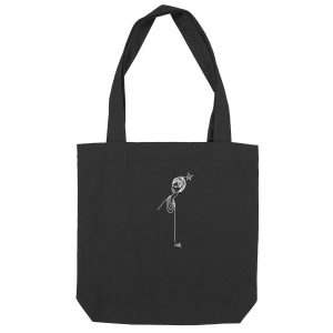 Tote bag negra - Soñadora con estrella