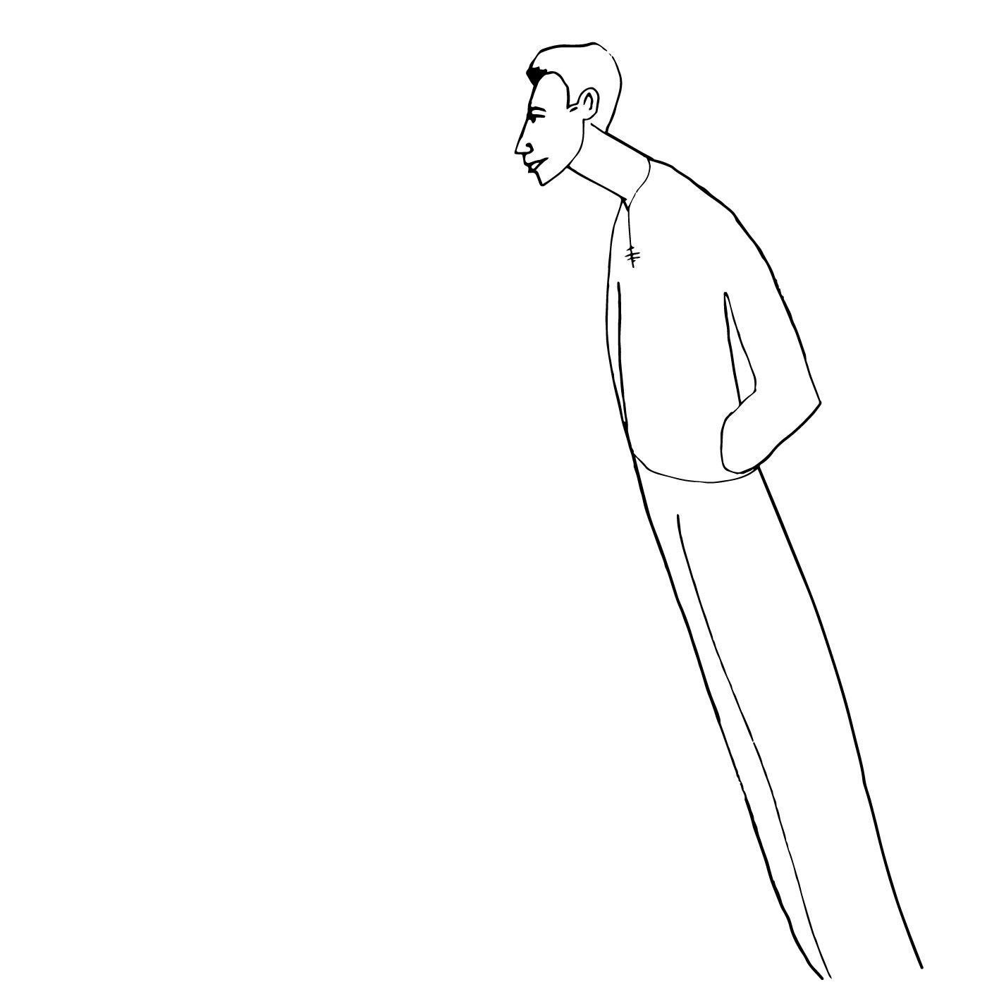ilustración de personaje soñador de Chloe Bordils