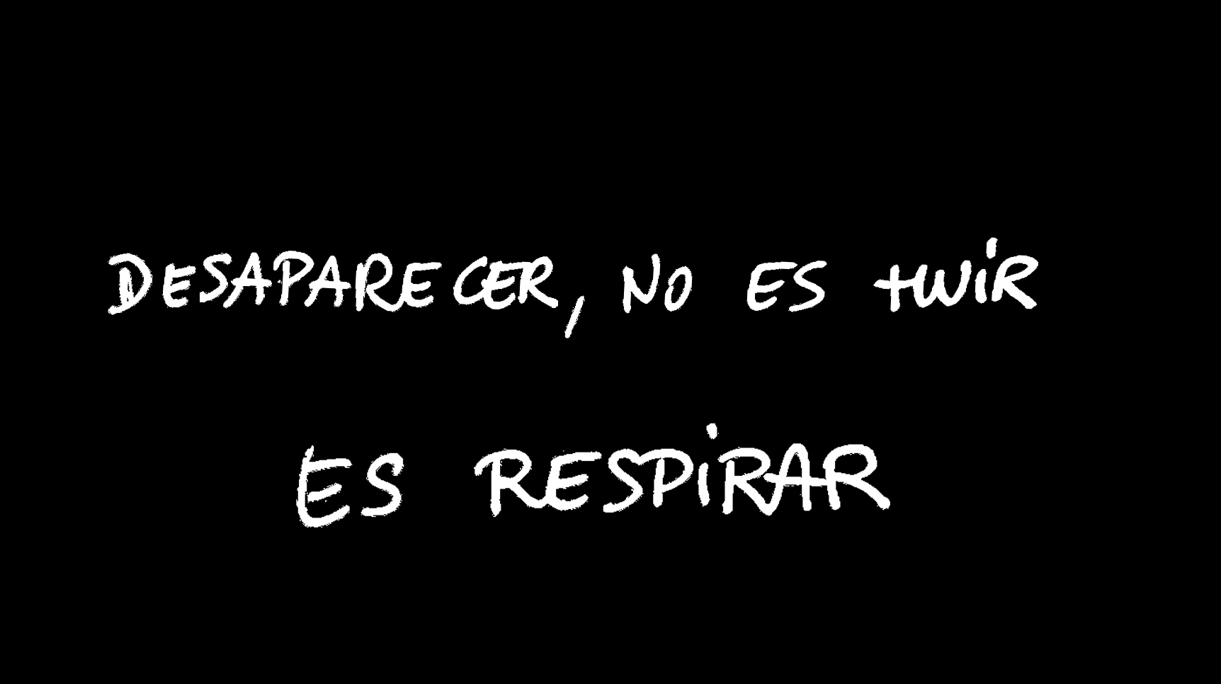 Desaparecer, no es huir, es respirar - ilustración de Chloe Bordils