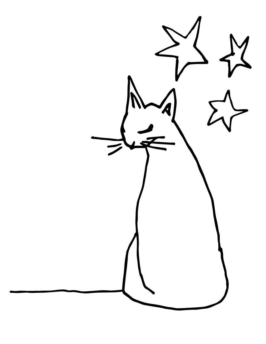 ilustración de mascota felina de chloe bordils - ilustración personalizada de gato blanco por encargo