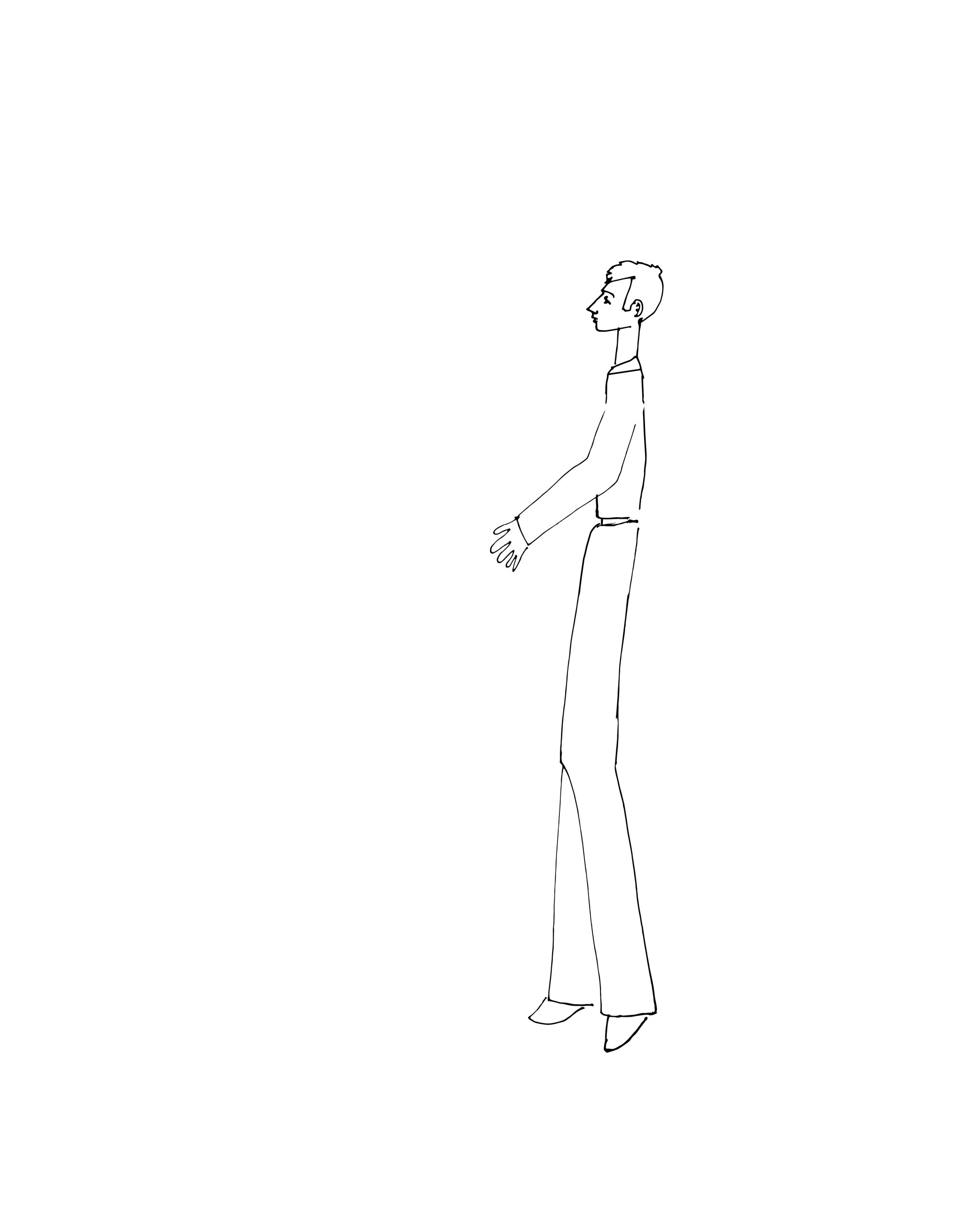 postergar3 ilustración de un personaje que se frena de chloe bordils