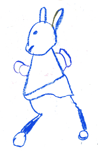 Dibujo infantil de Chloé Bordils, sin academia, sin permiso de nadie