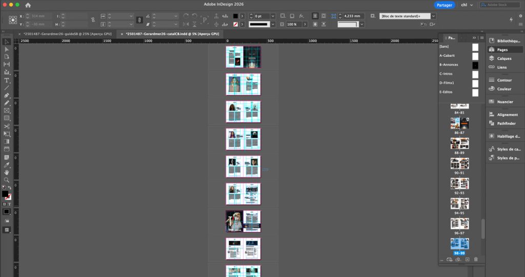 Maquetación para creativos - archivo InDesign estructurado - Chloé Bordils