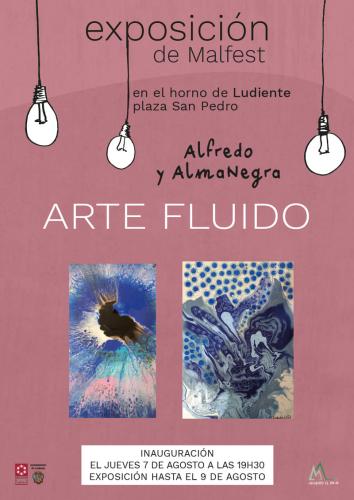 Cartel para el Horno de Ludiente sobre Arte Fluido
