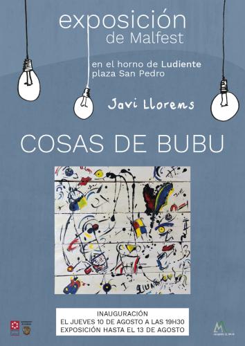 Cartel para el Horno de Ludiente sobre Cosas de Bubu de Javi Llorens