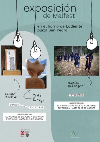 Cartel para el Horno de Ludiente sobre la exposición de Malfest
